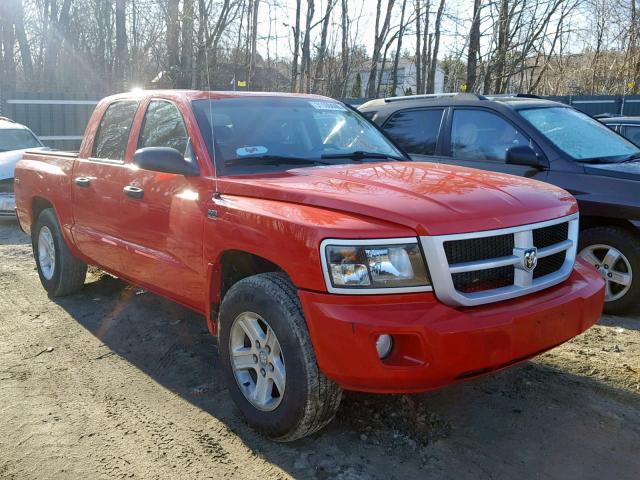 1D7RW3GP0BS708627 - 2011 DODGE DAKOTA SLT RED photo 1