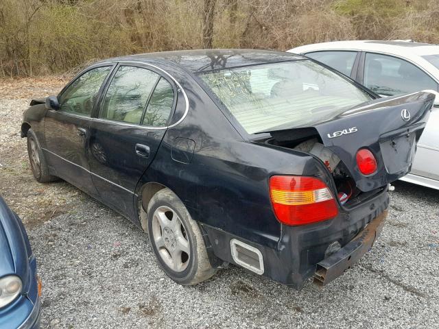 JT8BD68SXW0021175 - 1998 LEXUS GS 300 BLACK photo 3