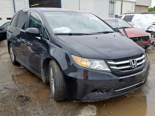 5FNRL5H63GB150488 - 2016 HONDA ODYSSEY EX BLACK photo 1
