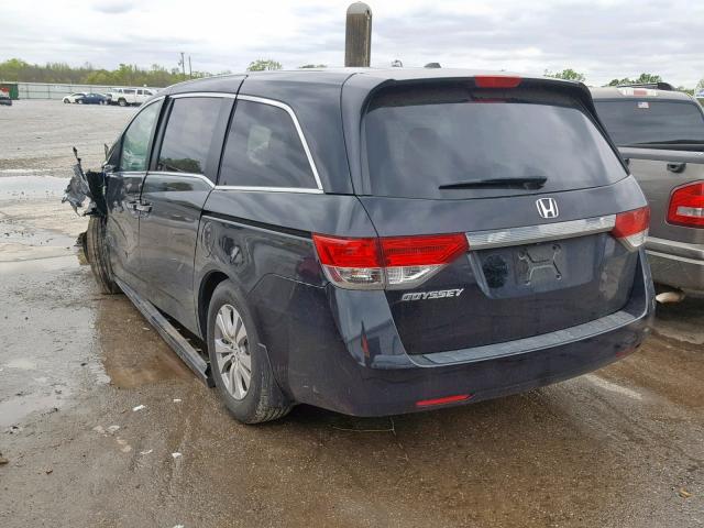 5FNRL5H63GB150488 - 2016 HONDA ODYSSEY EX BLACK photo 3