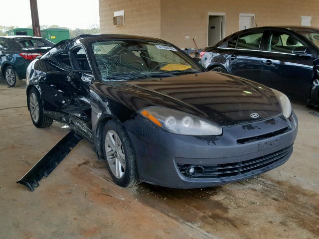 KMHHM66D78U290516 - 2008 HYUNDAI TIBURON GS BLACK photo 1