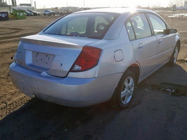 1G8AJ55F17Z200705 - 2007 SATURN ION LEVEL SILVER photo 4