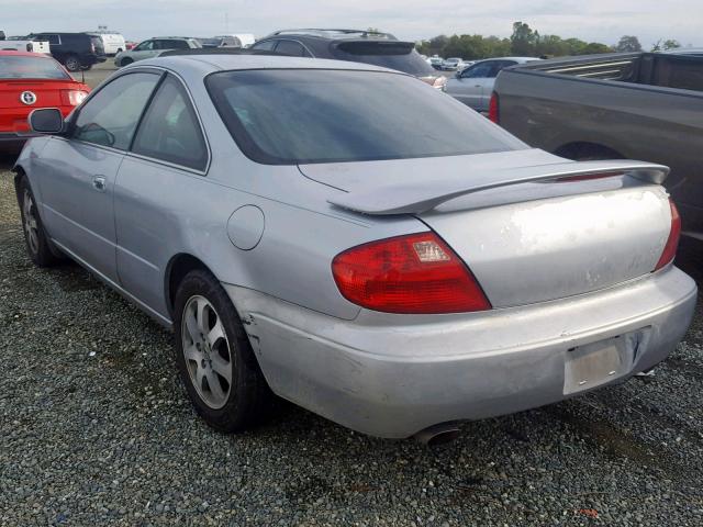 19UYA425X1A025825 - 2001 ACURA 3.2CL SILVER photo 3