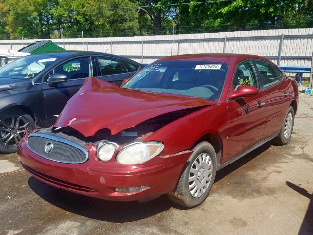 2G4WC582371226953 - 2007 BUICK LACROSSE C MAROON photo 2