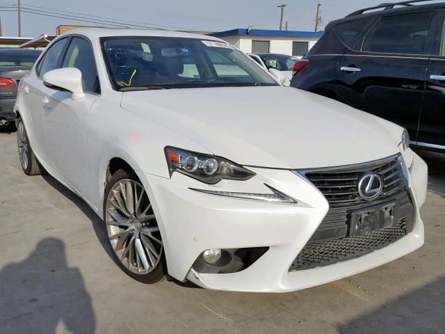 JTHBF1D2XE5035145 - 2014 LEXUS IS 250 WHITE photo 1