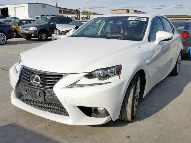 JTHBF1D2XE5035145 - 2014 LEXUS IS 250 WHITE photo 2