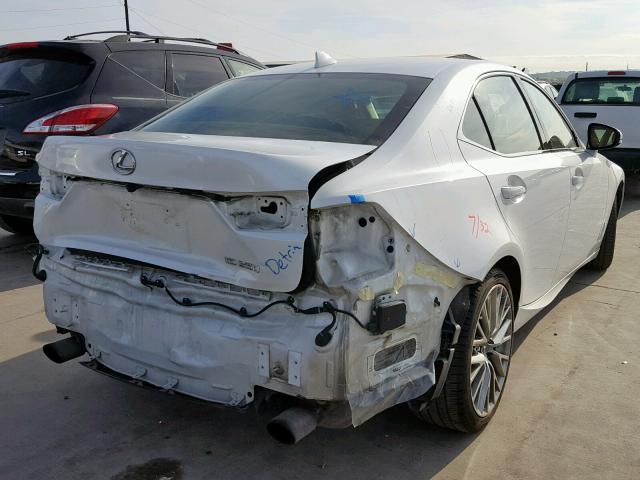 JTHBF1D2XE5035145 - 2014 LEXUS IS 250 WHITE photo 4