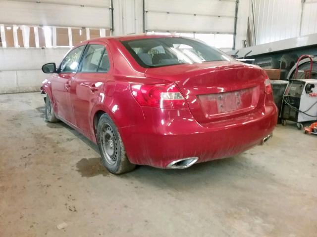 JS2RE9A19C6100013 - 2012 SUZUKI KIZASHI S RED photo 3