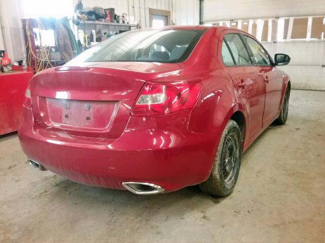 JS2RE9A19C6100013 - 2012 SUZUKI KIZASHI S RED photo 4