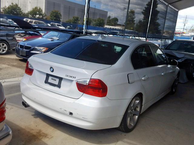 WBAVB33576KS38270 - 2006 BMW 330 I WHITE photo 4