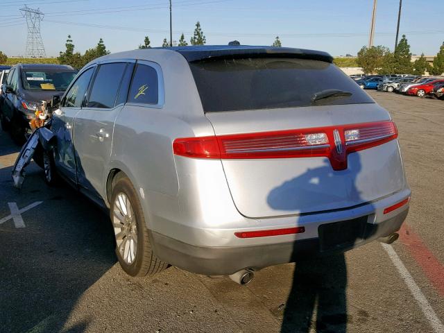 2LMHJ5AT6CBL50600 - 2012 LINCOLN MKT SILVER photo 3