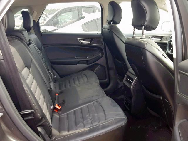 2FMPK3J90GBC51709 - 2016 FORD EDGE SEL GRAY photo 6