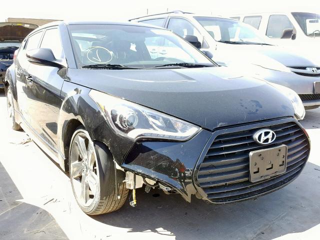 KMHTC6AE6FU229460 - 2015 HYUNDAI VELOSTER T BLACK photo 1