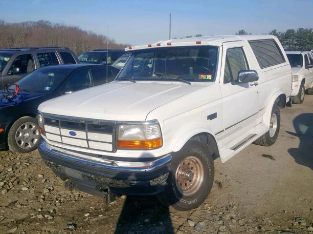 1FMEU15N4PLA32622 - 1993 FORD BRONCO U10 WHITE photo 2