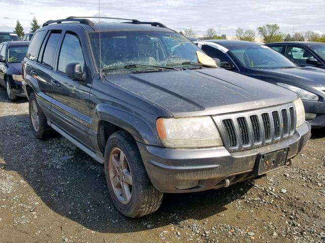 1J8GW68JX2C213576 - 2002 JEEP GRAND CHER GRAY photo 1