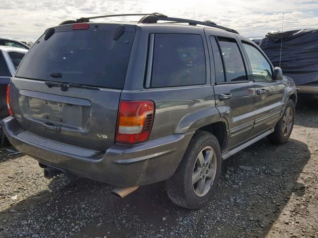 1J8GW68JX2C213576 - 2002 JEEP GRAND CHER GRAY photo 4