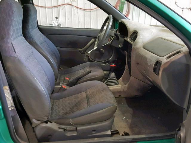 2C1MR2267S6745887 - 1995 GEO METRO BASE GREEN photo 5