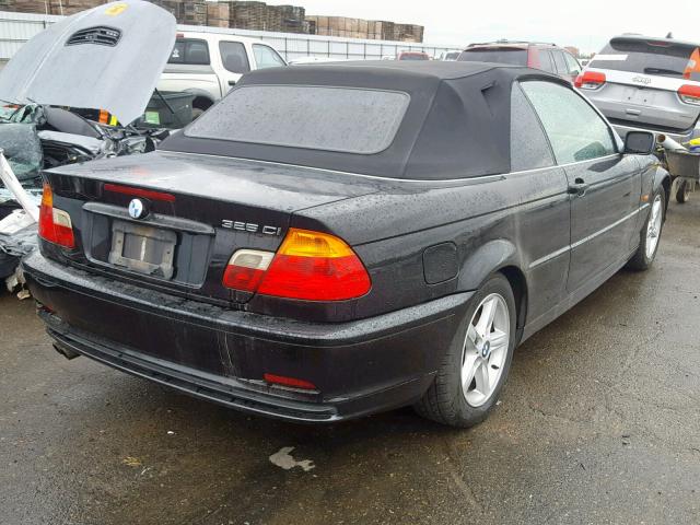 WBABS33432PG87830 - 2002 BMW 325 CI BLACK photo 4