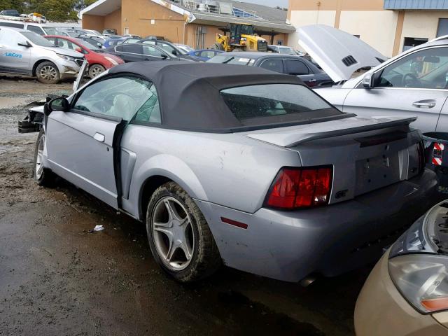 1FAFP45X6YF311059 - 2000 FORD MUSTANG GT SILVER photo 3