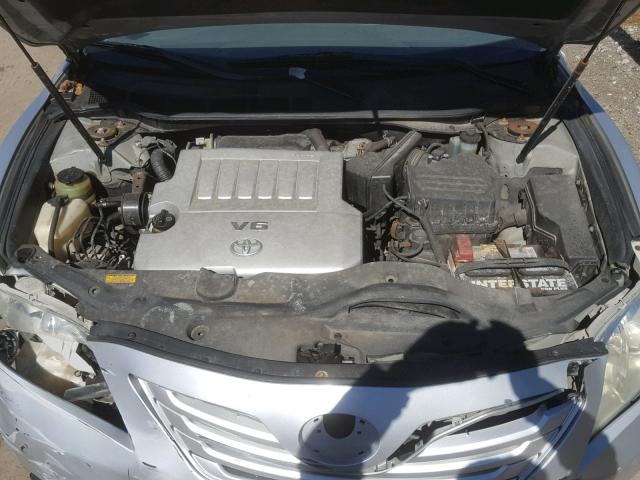 4T1BK46K97U506718 - 2007 TOYOTA CAMRY NEW SILVER photo 7