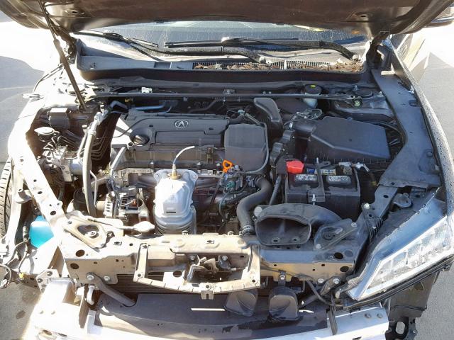 19UUB1F32GA000011 - 2016 ACURA TLX GRAY photo 7