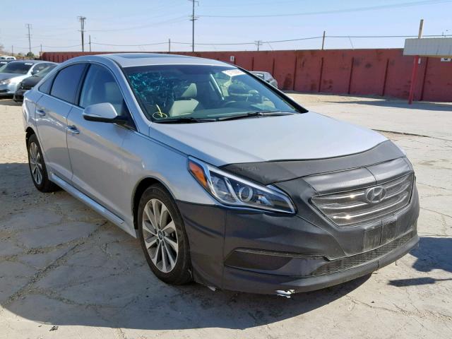 5NPE34AF2HH584505 - 2017 HYUNDAI SONATA SPO SILVER photo 1