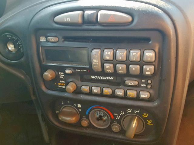 1G2NF52T11M538150 - 2001 PONTIAC GRAND AM S BLUE photo 9