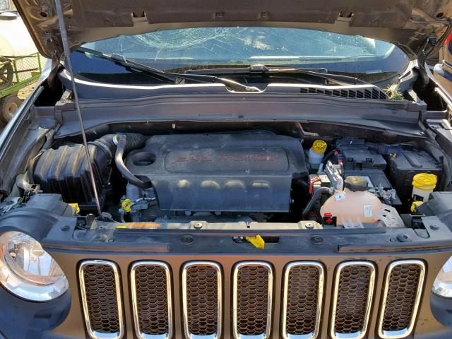 ZACCJBAT5GPD46659 - 2016 JEEP RENEGADE S გრაფიტი ფოტო 7