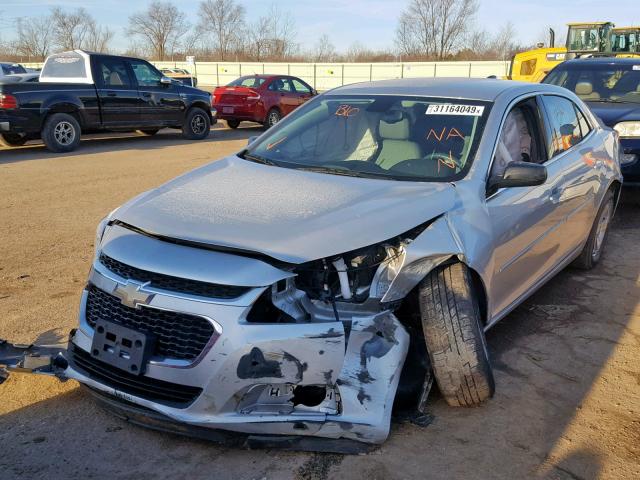 1G11B5SL6FU153382 - 2015 CHEVROLET MALIBU LS SILVER photo 2