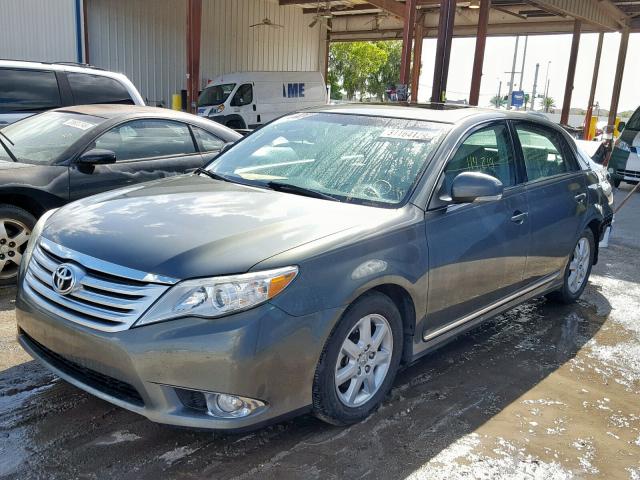 4T1BK3DB5BU403351 - 2011 TOYOTA AVALON BAS GREEN photo 2