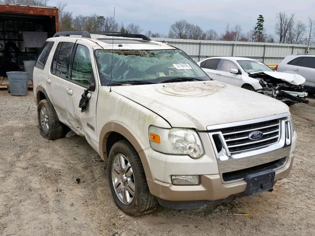 1FMEU74E68UB29644 - 2008 FORD EXPLORER E WHITE photo 1