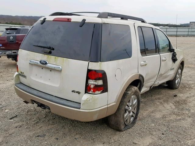 1FMEU74E68UB29644 - 2008 FORD EXPLORER E WHITE photo 4