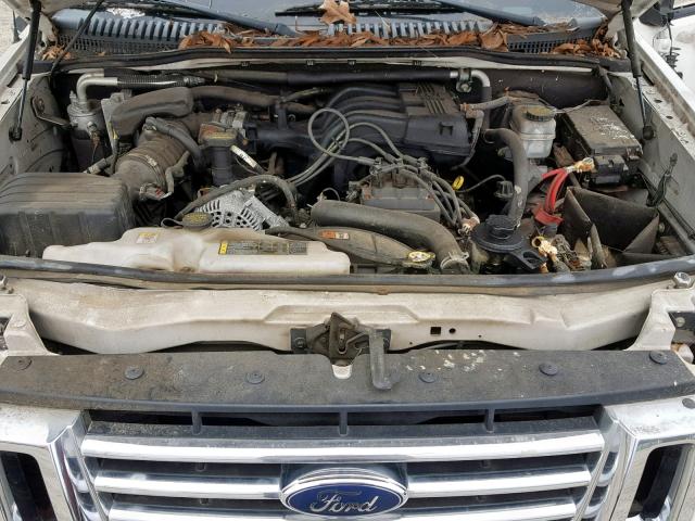 1FMEU74E68UB29644 - 2008 FORD EXPLORER E WHITE photo 7