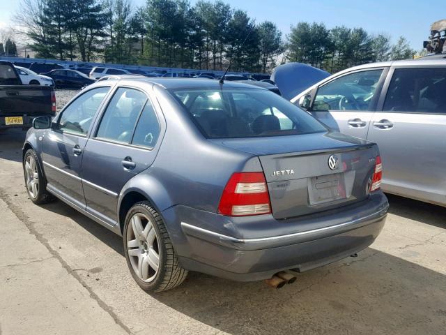 3VWSE69M14M004559 - 2004 VOLKSWAGEN JETTA GLS GRAY photo 3