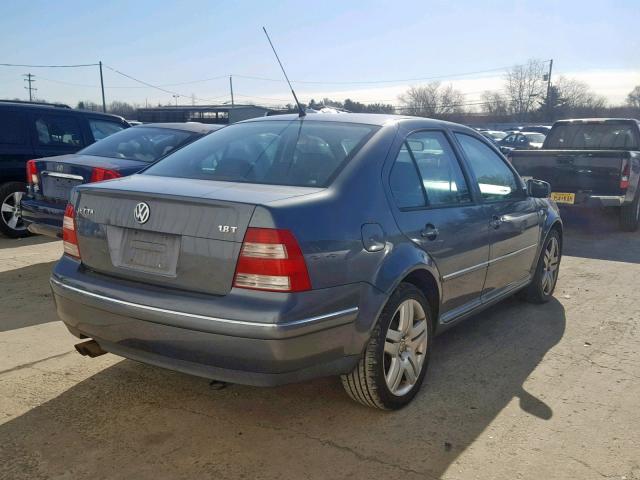 3VWSE69M14M004559 - 2004 VOLKSWAGEN JETTA GLS GRAY photo 4