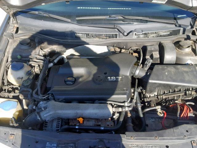 3VWSE69M14M004559 - 2004 VOLKSWAGEN JETTA GLS GRAY photo 7