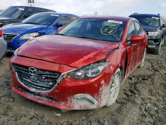 3MZBM1V74FM159759 - 2015 MAZDA 3 TOURING RED photo 2