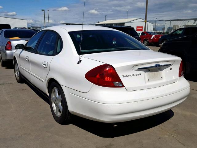 1FAFP55233G176491 - 2003 FORD TAURUS SES WHITE photo 3