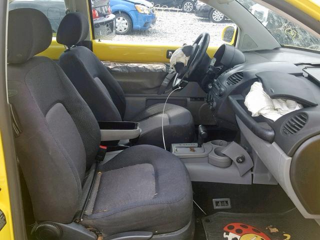 3VWCK21C83M420874 - 2003 VOLKSWAGEN NEW BEETLE ყვითელი ფოტო 5