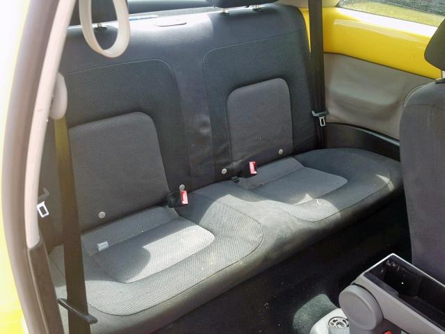 3VWCK21C83M420874 - 2003 VOLKSWAGEN NEW BEETLE ყვითელი ფოტო 6