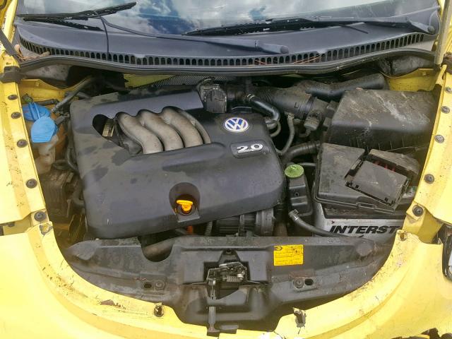 3VWCK21C83M420874 - 2003 VOLKSWAGEN NEW BEETLE ყვითელი ფოტო 7