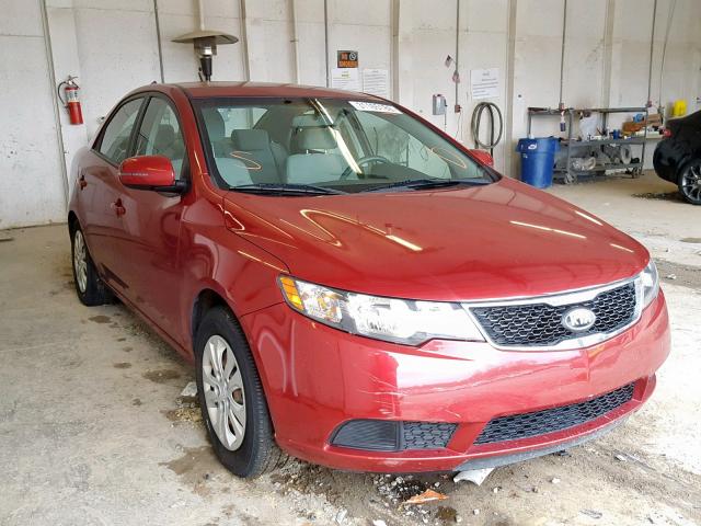 KNAFU4A21C5510299 - 2012 KIA FORTE EX MAROON photo 1