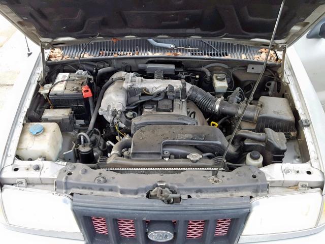 KNDJB723825149096 - 2002 KIA SPORTAGE SILVER photo 7