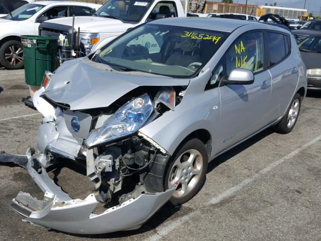 JN1AZ0CP1CT024915 - 2012 NISSAN LEAF SV SILVER photo 2