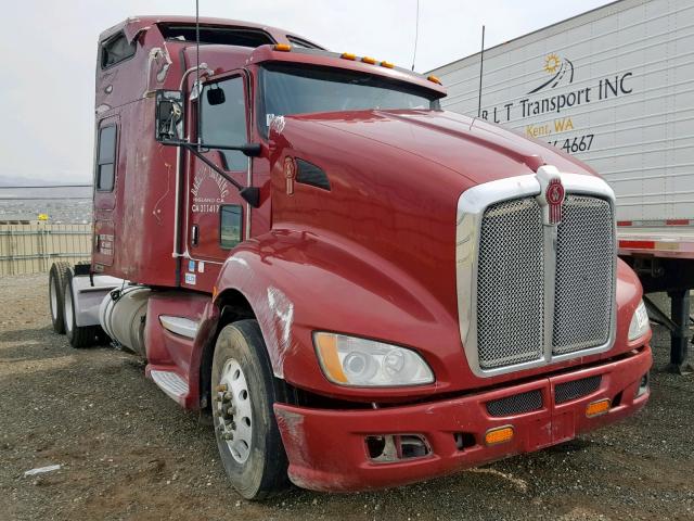 1XKADP9X5BJ294787 - 2011 KENWORTH CONSTRUCTI RED photo 1