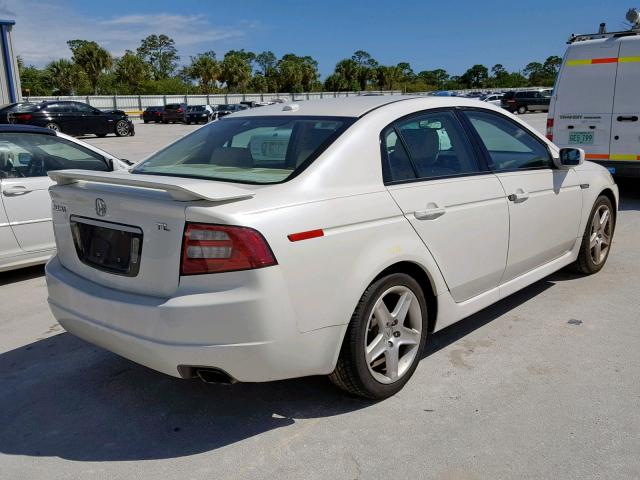 19UUA66216A034592 - 2006 ACURA 3.2TL WHITE photo 4