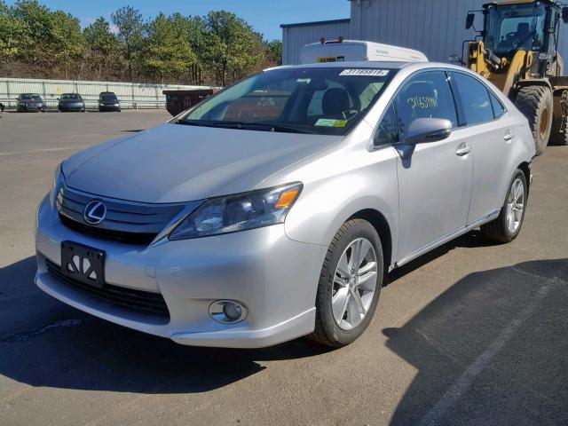 JTHBB1BA4B2045141 - 2011 LEXUS HS 250H SILVER photo 2