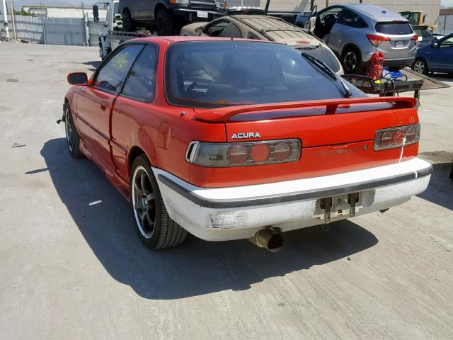 JH4DA9461LS037292 - 1990 ACURA INTEGRA GS RED photo 3