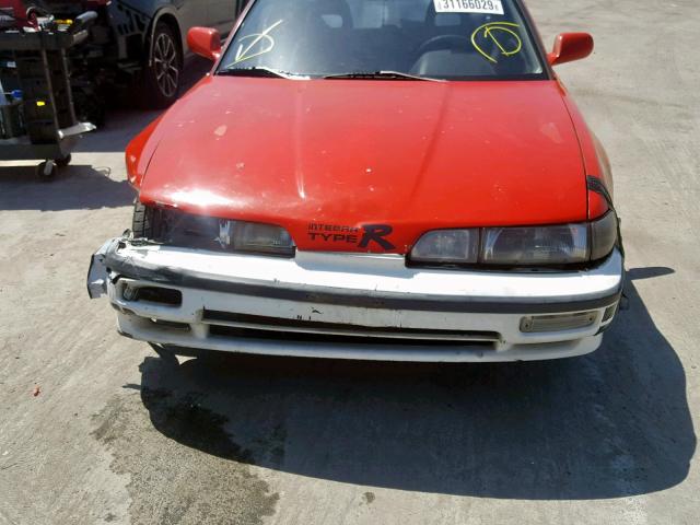 JH4DA9461LS037292 - 1990 ACURA INTEGRA GS RED photo 9