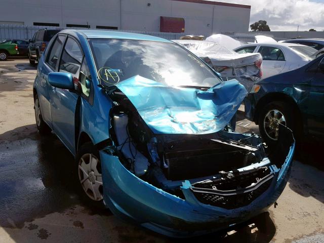 JHMGE8H32CC015193 - 2012 HONDA FIT TEAL photo 1